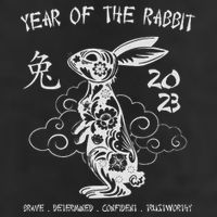 Year Of The Rabbit Chinese Zodiac Chinese New Year Cool Comfort Performance Bucket Hat