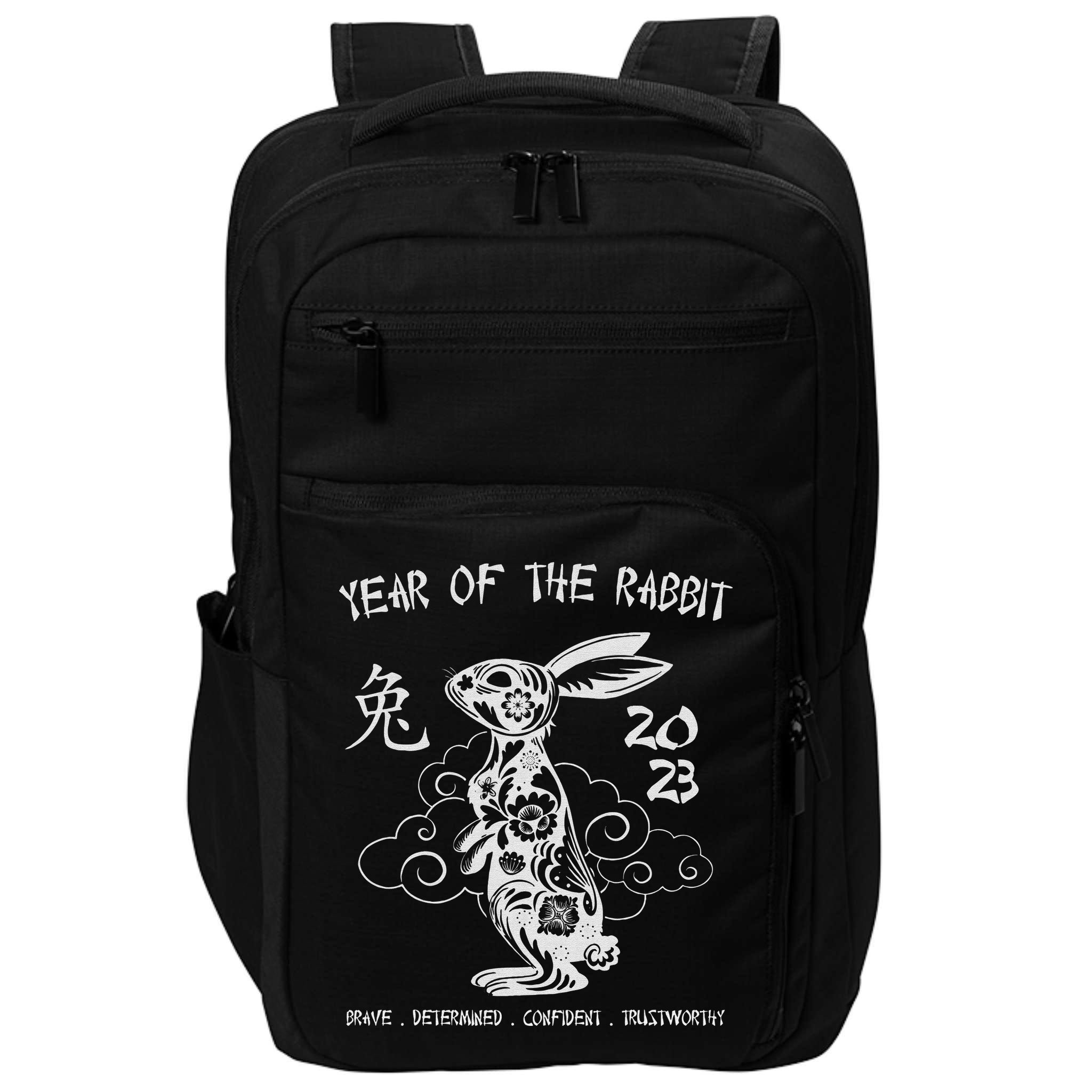 Year Of The Rabbit Chinese Zodiac Chinese New Year Impact Tech Backpack