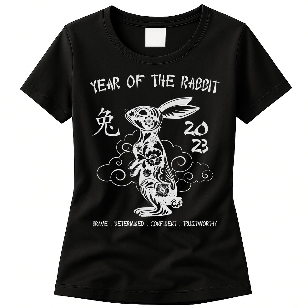 Year Of The Rabbit Chinese Zodiac Chinese New Year Womens T-Shirt