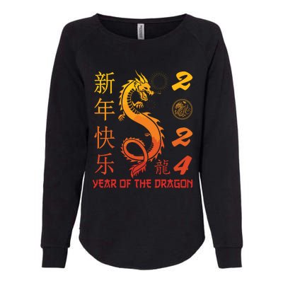 Year Of The Dragon 2024 Zodiac Chinese New Year 2024 Womens California Wash Sweatshirt