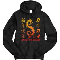 Year Of The Dragon 2024 Zodiac Chinese New Year 2024 Tie Dye Hoodie