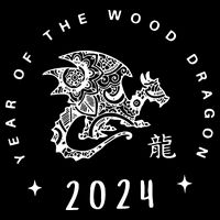 Year Of The Dragon 2024 Zodiac Chinese New Year 2024 Drawstring Bag
