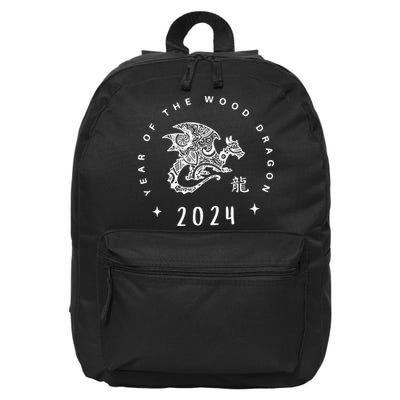 Year Of The Dragon 2024 Zodiac Chinese New Year 2024 16 in Basic Backpack