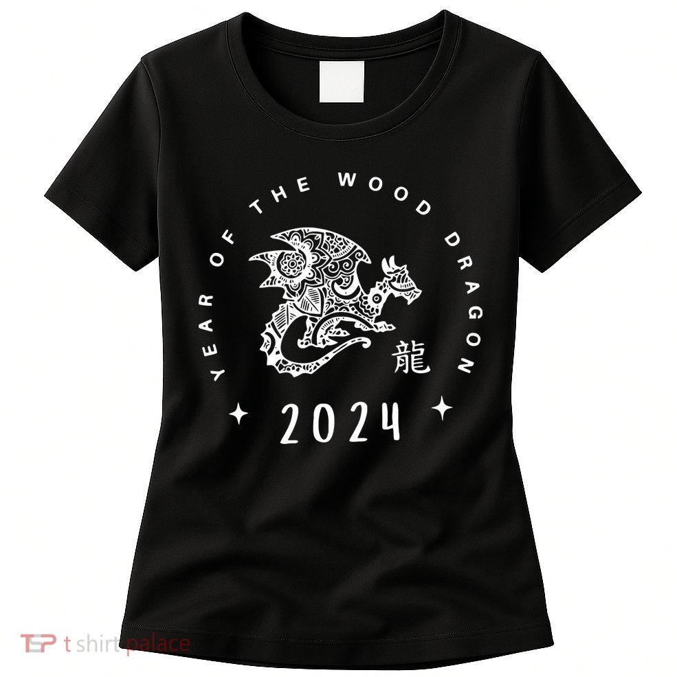 Year Of The Dragon 2024 Zodiac Chinese New Year 2024 Womens T-Shirt