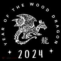 Year Of The Dragon 2024 Zodiac Chinese New Year 2024 Womens T-Shirt