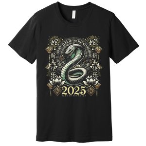 Year Of The Snake 2025 Chinese New Year Premium T-Shirt