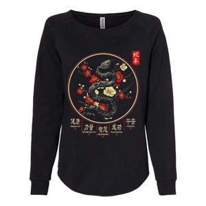 Year Of The Snake 2025 Chinese New Year Womens California Wash Sweatshirt