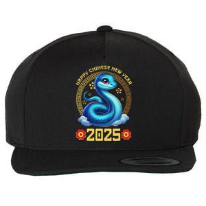 Year Of The Snake Zodiac Sign Wool Snapback Cap