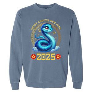 Year Of The Snake Zodiac Sign Garment-Dyed Sweatshirt