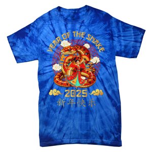 Year Of The Snake Zodiac Sign Tie-Dye T-Shirt