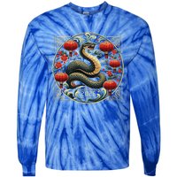 Year Of The Snake 2025 Tie-Dye Long Sleeve Shirt