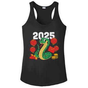 Year Of The Snake 2025 Lunar New Year Chinese New Year 2025 Ladies PosiCharge Competitor Racerback Tank