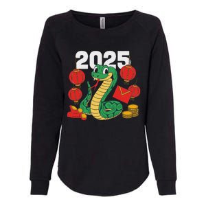 Year Of The Snake 2025 Lunar New Year Chinese New Year 2025 Womens California Wash Sweatshirt