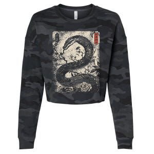 Year Of The Snake 2025 Chinese New Year Cropped Pullover Crew