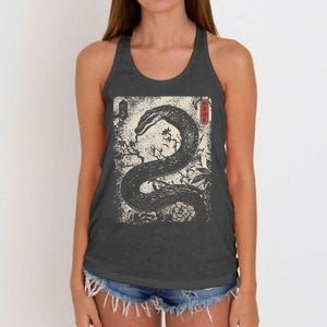 Year Of The Snake 2025 Chinese New Year Women's Knotted Racerback Tank