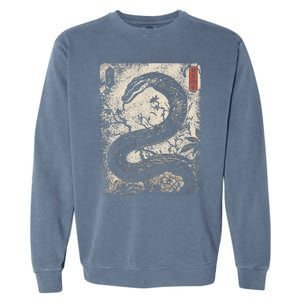 Year Of The Snake 2025 Chinese New Year Garment-Dyed Sweatshirt