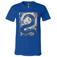 Year Of The Snake 2025 Chinese New Year V-Neck T-Shirt