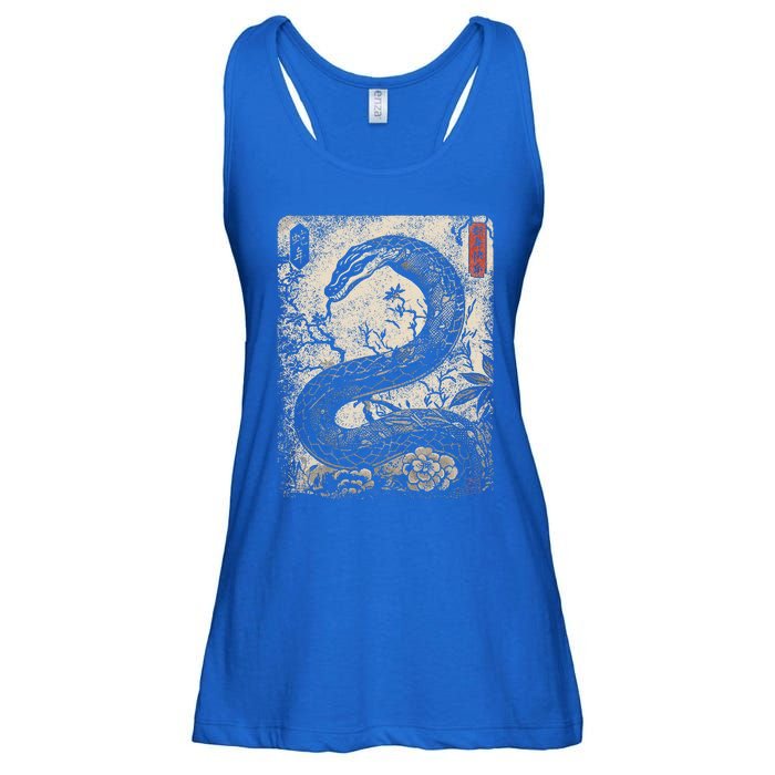 Year Of The Snake 2025 Chinese New Year Ladies Essential Flowy Tank