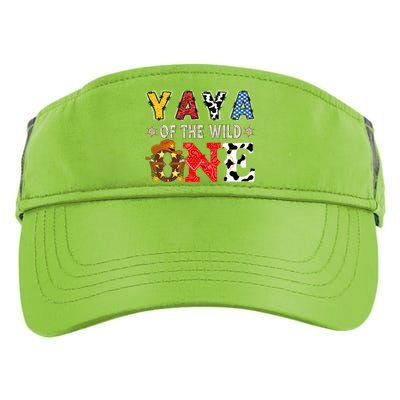 Yaya Of The Wild One 1st Birthday Western Cowboy Adult Drive Performance Visor