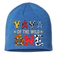 Yaya Of The Wild One 1st Birthday Western Cowboy Sustainable Beanie