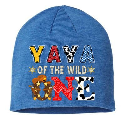 Yaya Of The Wild One 1st Birthday Western Cowboy Sustainable Beanie