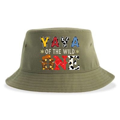 Yaya Of The Wild One 1st Birthday Western Cowboy Sustainable Bucket Hat