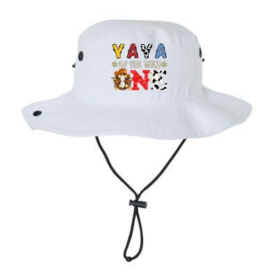 Yaya Of The Wild One 1st Birthday Western Cowboy Legacy Cool Fit Booney Bucket Hat