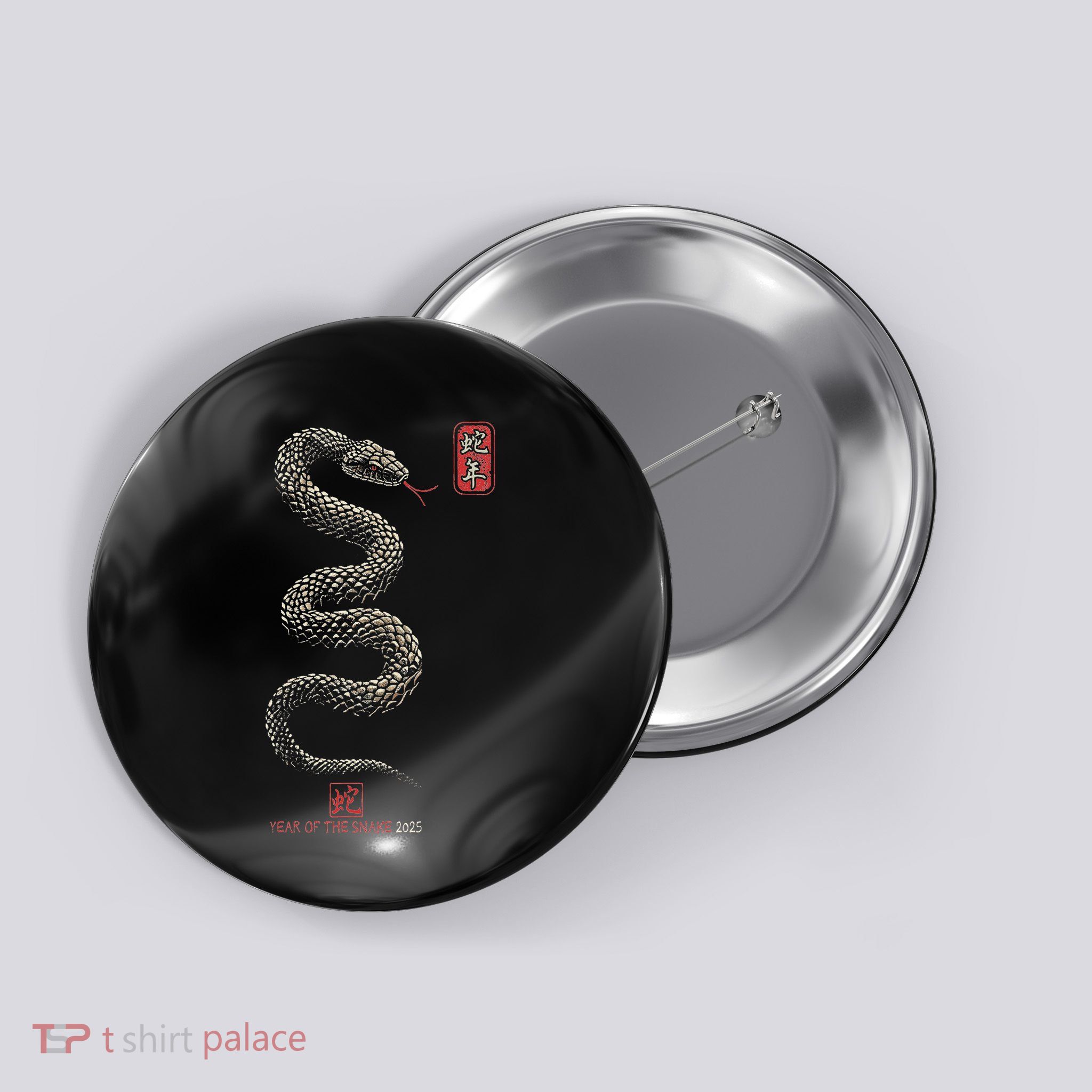 Year Of The Snake 2025 Chinese New Year Button
