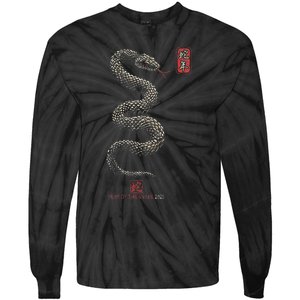 Year Of The Snake 2025 Chinese New Year Tie-Dye Long Sleeve Shirt