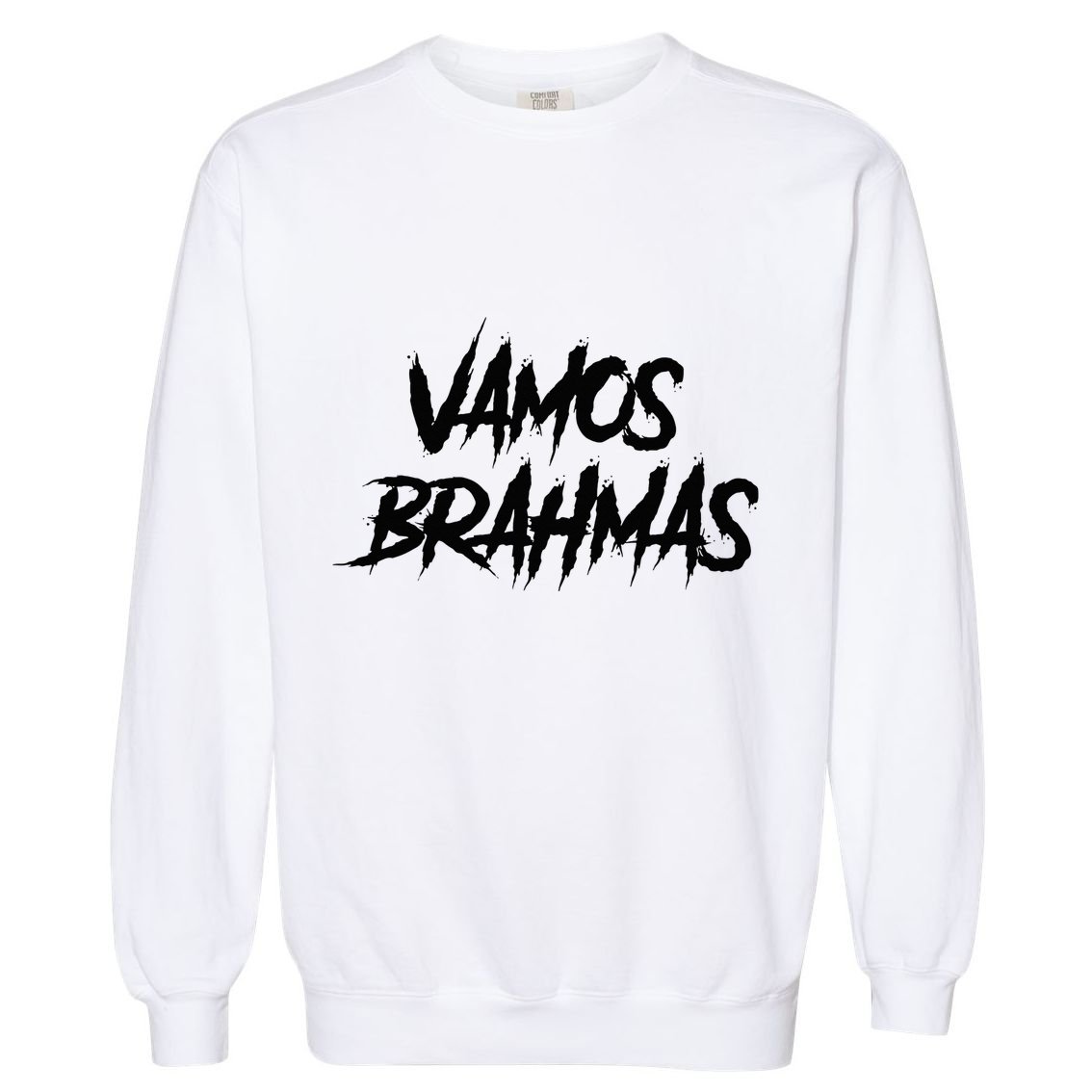 Yellow Out The Dome Brahmas San Antonio Football Tailgate Garment-Dyed Sweatshirt