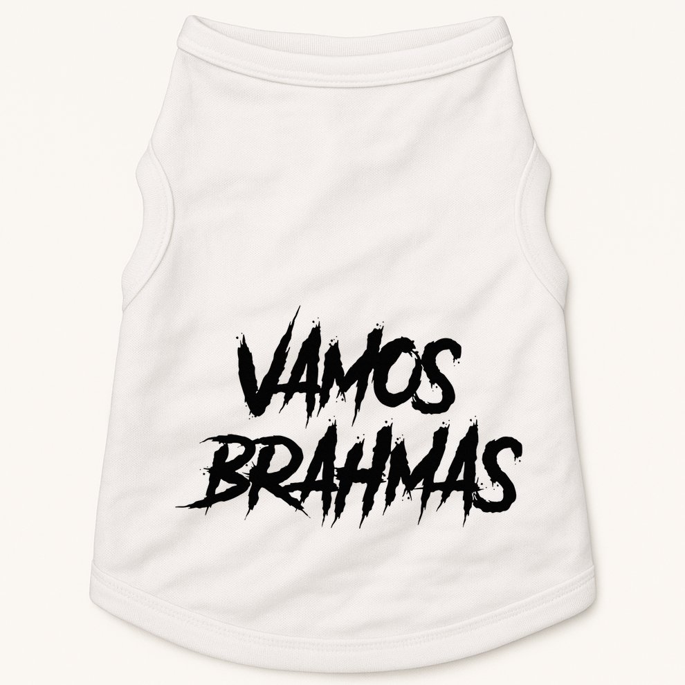 Yellow Out The Dome Brahmas San Antonio Football Tailgate Doggie Tank