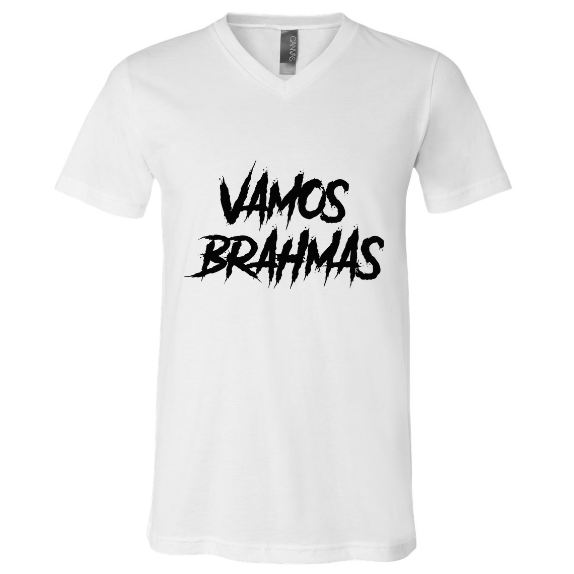 Yellow Out The Dome Brahmas San Antonio Football Tailgate V-Neck T-Shirt