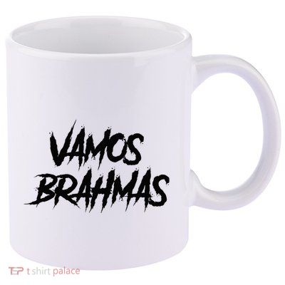 Yellow Out The Dome Brahmas San Antonio Football Tailgate 11oz C Handle Ceramic Mug
