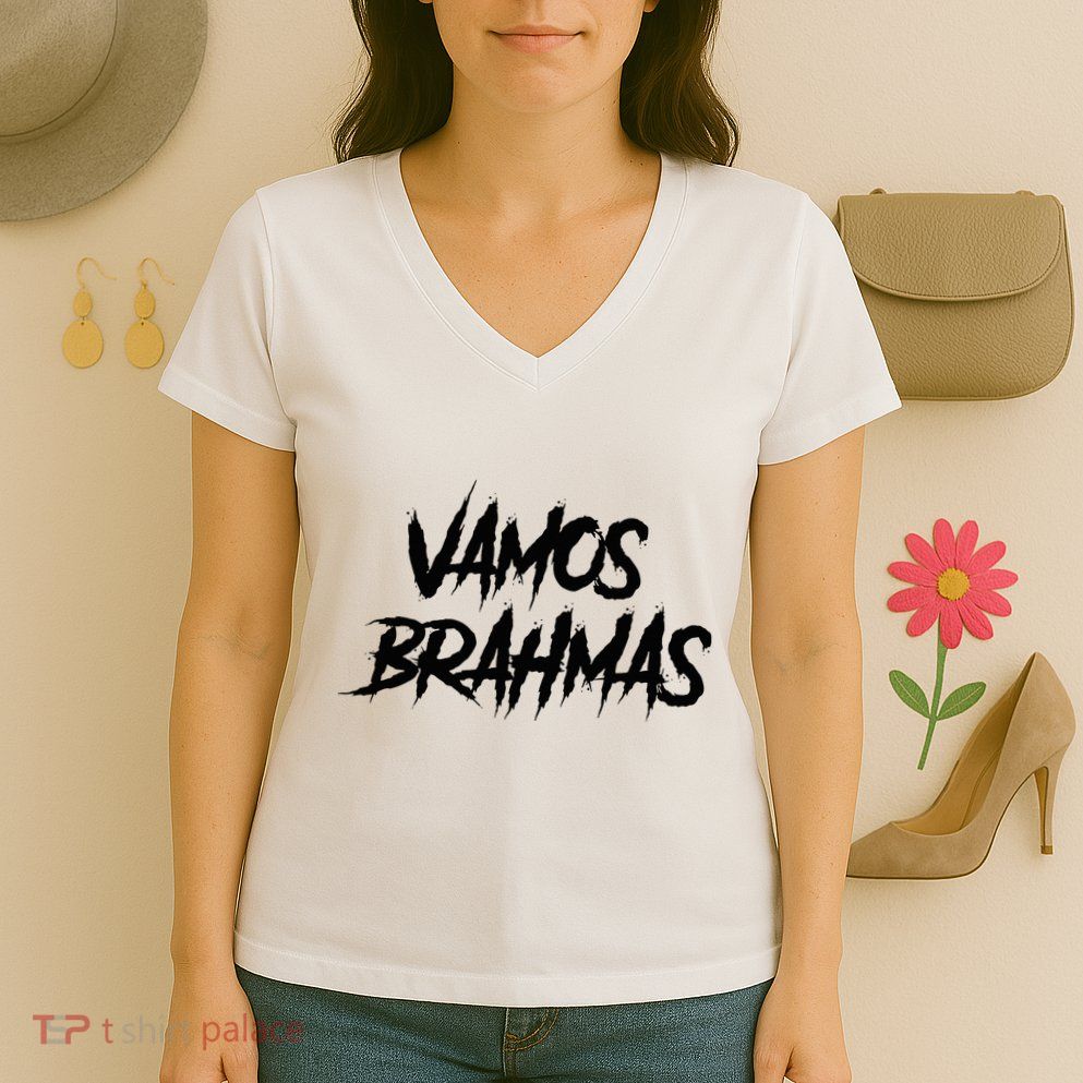 Yellow Out The Dome Brahmas San Antonio Football Tailgate Women's V-Neck T-Shirt
