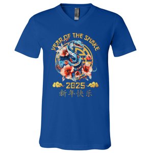 Year Of The Snake Zodiac Sign V-Neck T-Shirt