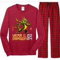 Year Of The Dragon 2024 Chinese New Year 2024 Long Sleeve Pajama Set