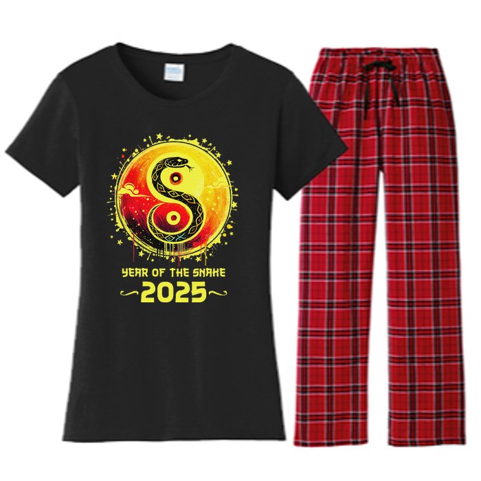 Year Of The Snake 2025 Lunar New Year Chinese New Year 2025 Women's Flannel Pajama Set