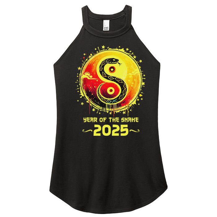 Year Of The Snake 2025 Lunar New Year Chinese New Year 2025 Women's Perfect Tri Rocker Tank