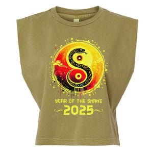 Year Of The Snake 2025 Lunar New Year Chinese New Year 2025 Garment-Dyed Women's Muscle Tee