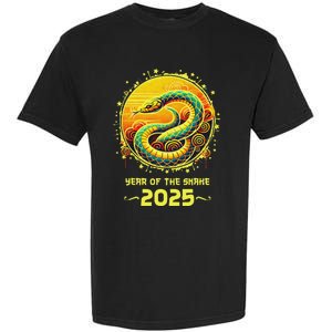 Year Of The Snake 2025 Lunar New Year Chinese New Year 2025 Garment-Dyed Heavyweight T-Shirt