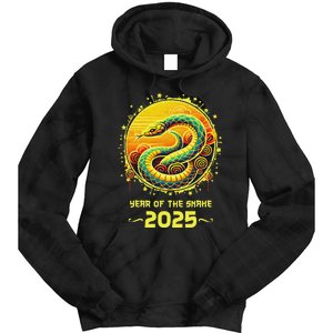 Year Of The Snake 2025 Lunar New Year Chinese New Year 2025 Tie Dye Hoodie