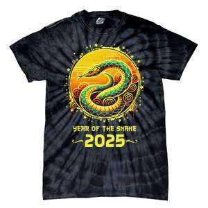 Year Of The Snake 2025 Lunar New Year Chinese New Year 2025 Tie-Dye T-Shirt