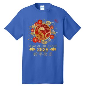 Year Of The Snake 2025 Lunar New Year Chinese New Year 2025 Tall T-Shirt