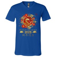 Year Of The Snake 2025 Lunar New Year Chinese New Year 2025 V-Neck T-Shirt