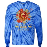 Year Of The Snake 2025 Lunar New Year Chinese New Year 2025 Tie-Dye Long Sleeve Shirt