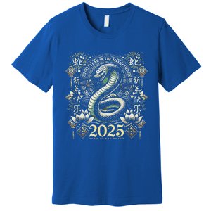 Year Of The Snake 2025 Chinese New Year Premium T-Shirt