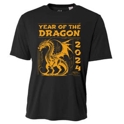 Year Of The Dragon 2024 Lunar New Year Chinese New Year 2024 Cooling Performance Crew T-Shirt