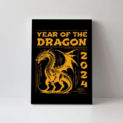 Year Of The Dragon 2024 Lunar New Year Chinese New Year 2024 Canvas