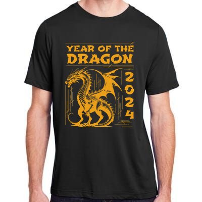 Year Of The Dragon 2024 Lunar New Year Chinese New Year 2024 Adult ChromaSoft Performance T-Shirt