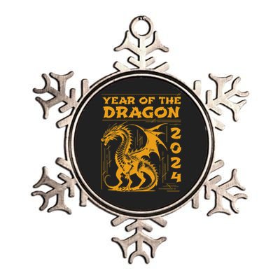 Year Of The Dragon 2024 Lunar New Year Chinese New Year 2024 Metallic Star Ornament